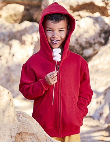 F-62-045-0-Kids Classic Hooded Sweat Jacket